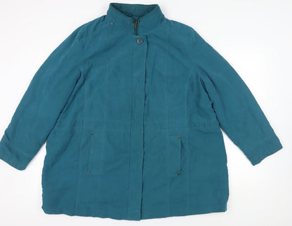 Womens UK Size XL BM Blue Basic Jacket