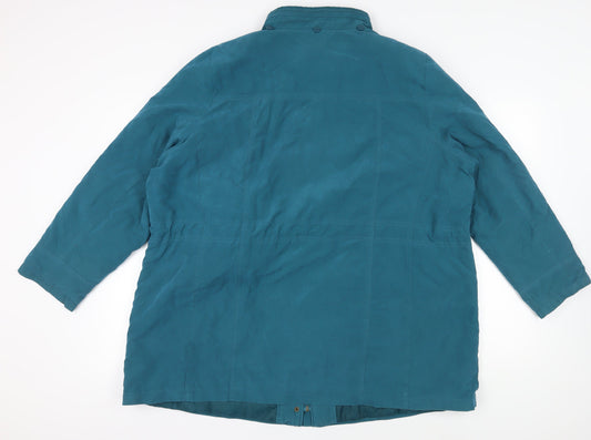 Womens UK Size XL BM Blue Basic Jacket