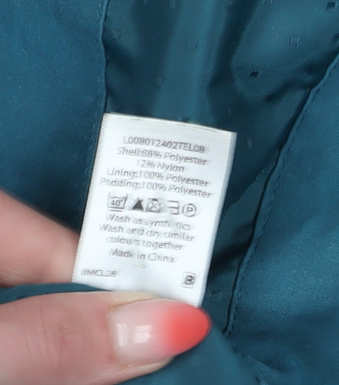 Womens UK Size XL BM Blue Basic Jacket