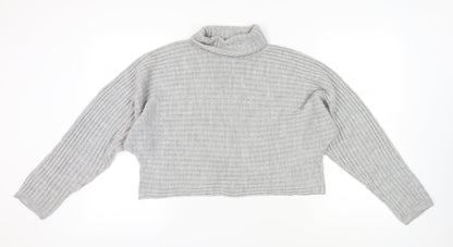 Womens UK Size L New Look Grey Pullover Jumper