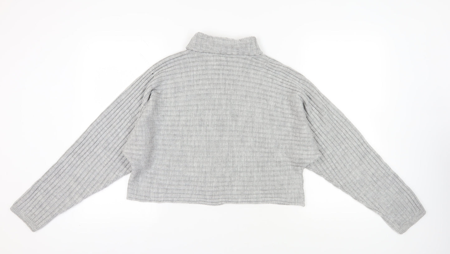 Womens UK Size L New Look Grey Pullover Jumper