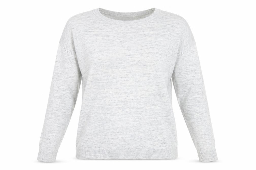 Womens UK Size 14 NEXT Grey Wrap Jumper