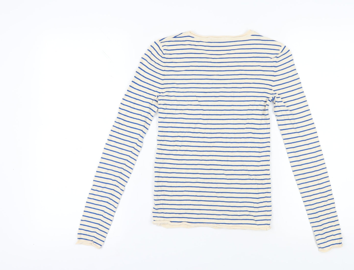 Womens UK Size S Zara Multicoloured Basic T-Shirt