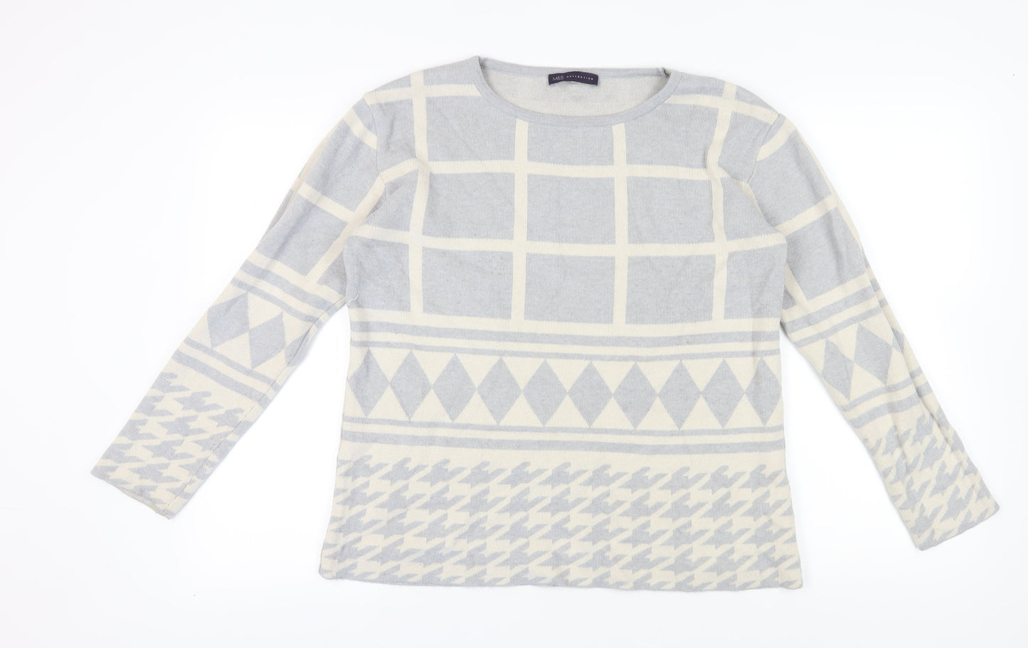 Womens UK Size 14 Marks and Spencer Grey Pullover Jumper