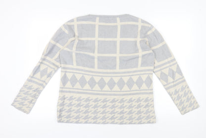 Womens UK Size 14 Marks and Spencer Grey Pullover Jumper