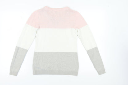 Womens UK Size XS Bonprix Collection Pink Pullover Jumper