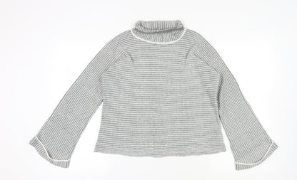 Womens UK Size M QED London Grey Pullover Jumper