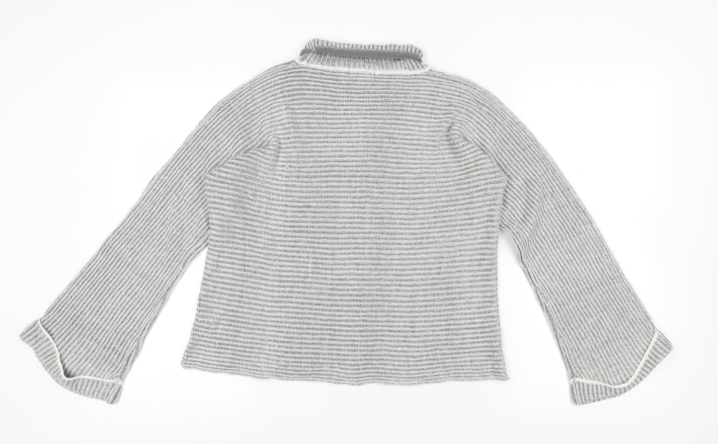 Womens UK Size M QED London Grey Pullover Jumper