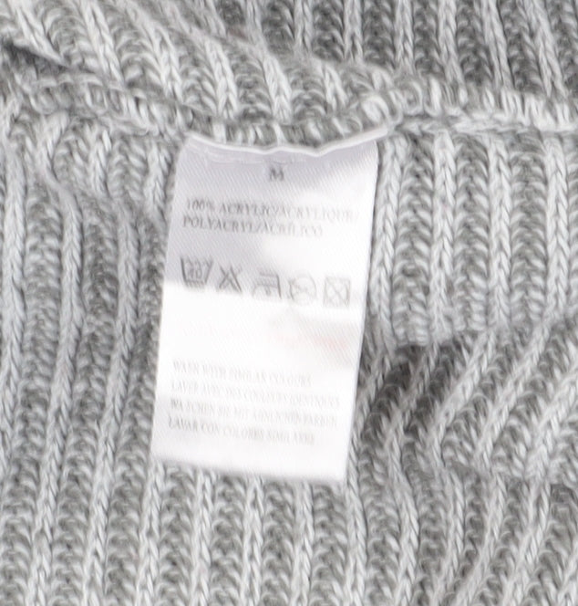 Womens UK Size M QED London Grey Pullover Jumper