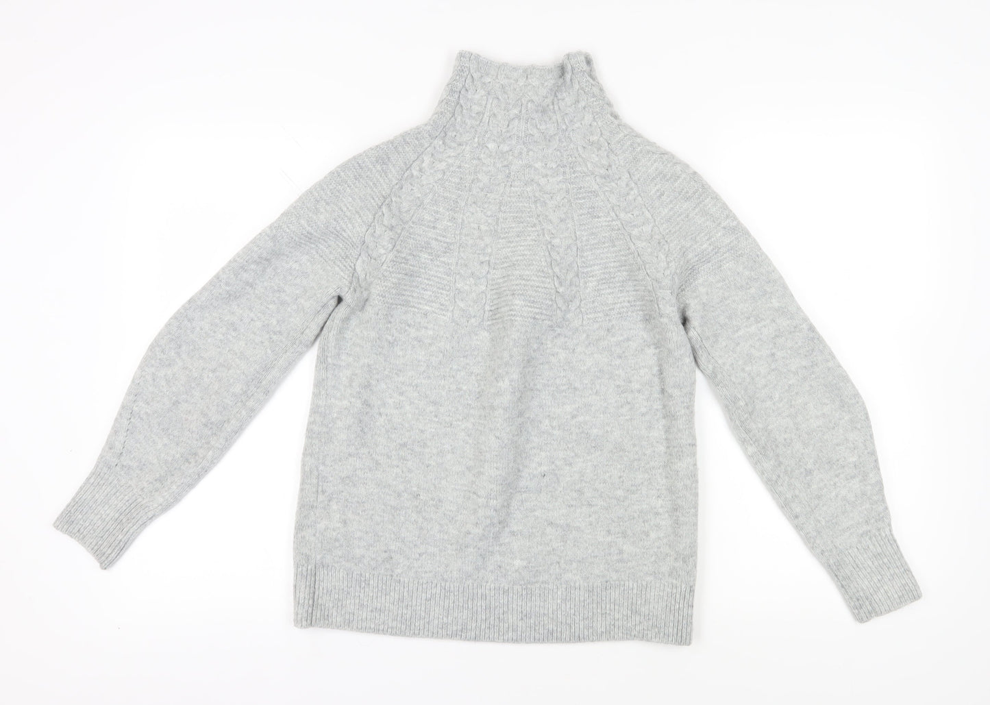 Womens UK Size XS Topshop Grey Jumper Jumper
