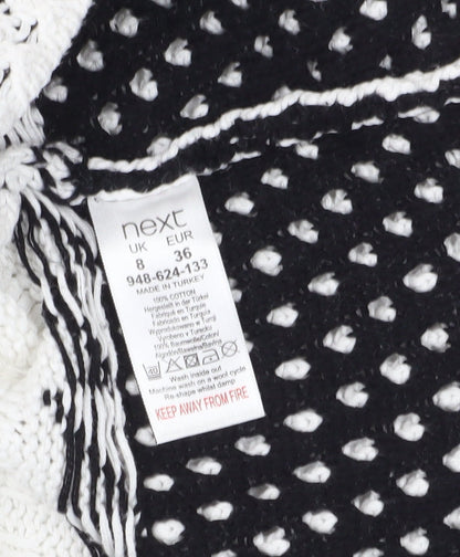 Womens UK Size 8 NEXT White Pullover Jumper