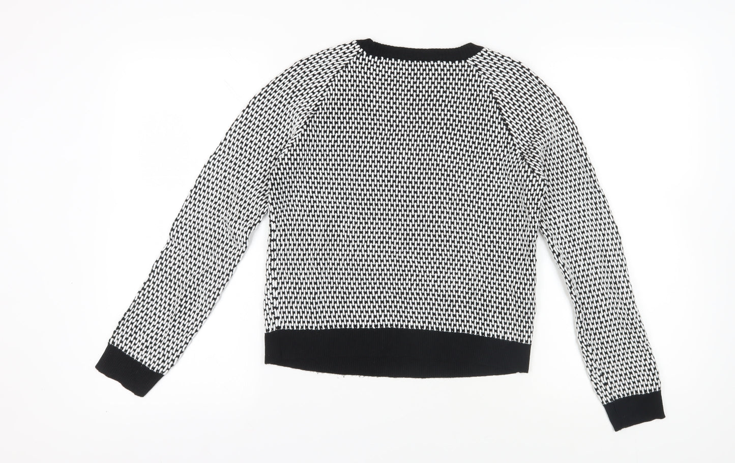 Womens UK Size 8 Mango Black Pullover Jumper