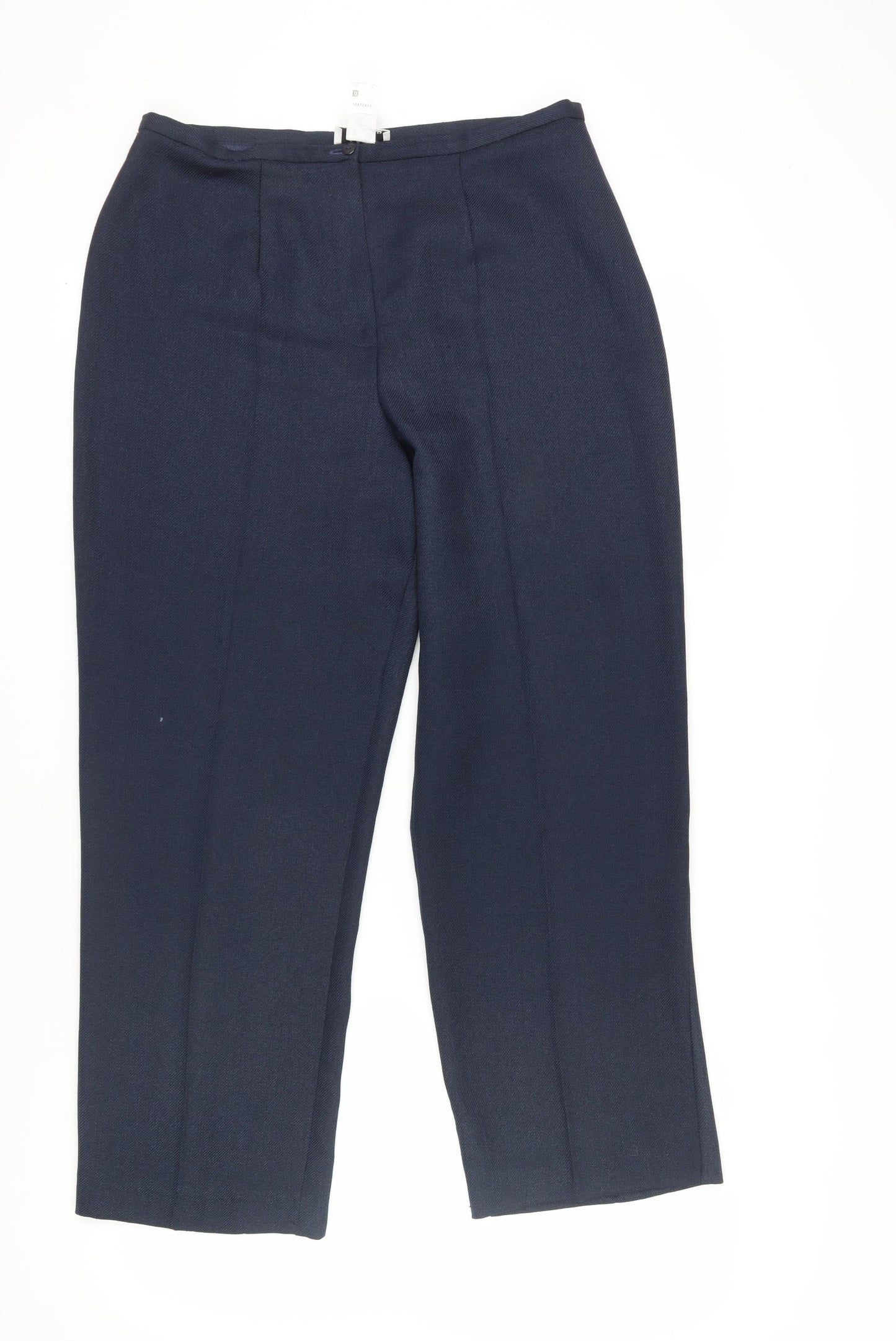 Womens UK Size 16 Klass Collection Classic Fit Dress Pants Blue Trousers