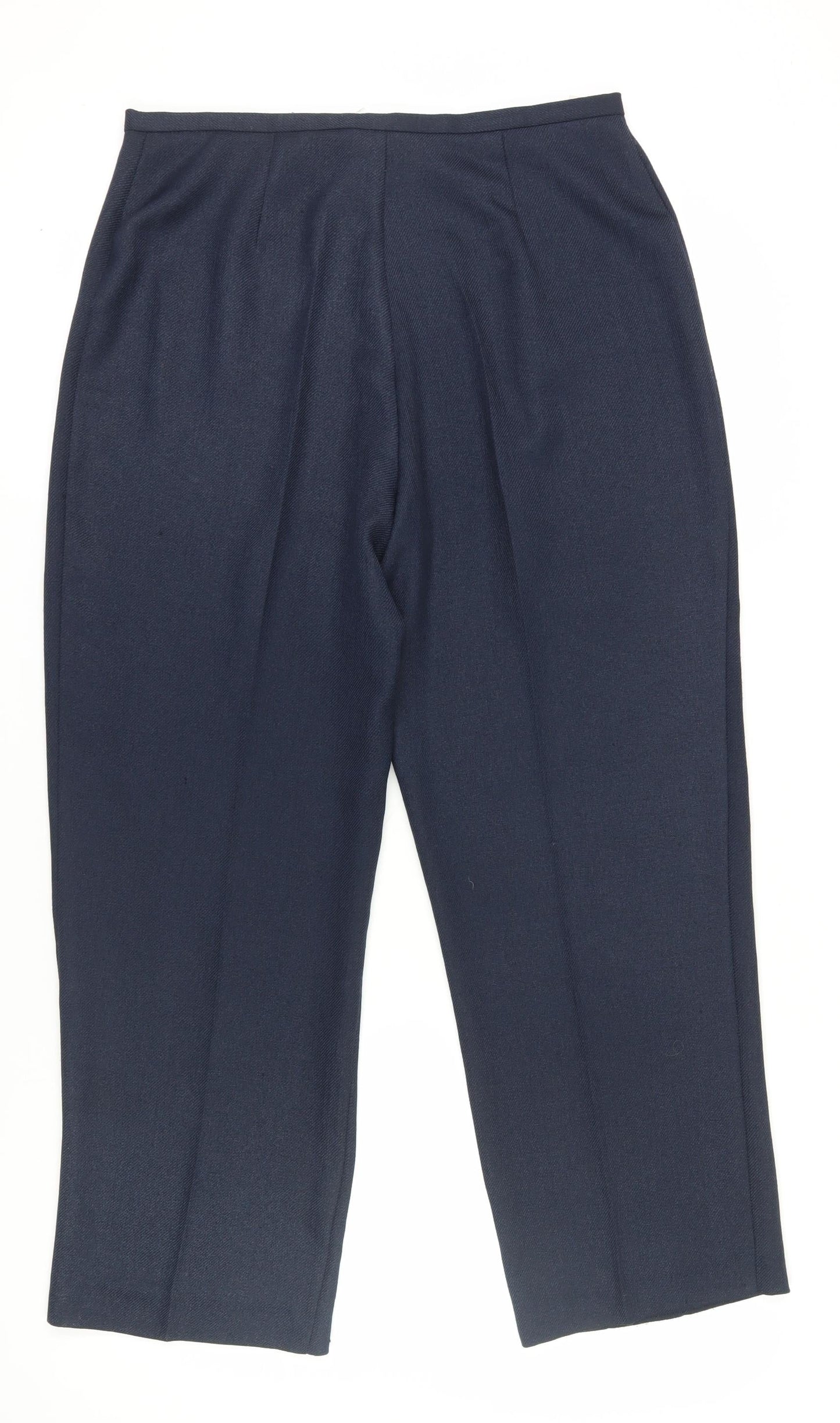 Womens UK Size 16 Klass Collection Classic Fit Dress Pants Blue Trousers
