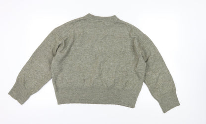 Womens UK Size S H&M Grey Pullover Jumper