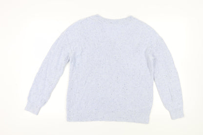 Womens UK Size M Marks and Spencer Blue Jumper Jumper