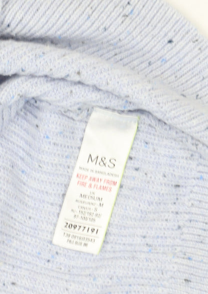 Womens UK Size M Marks and Spencer Blue Jumper Jumper