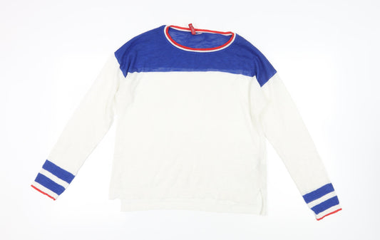 Womens UK Size M H&M Multicoloured Pullover Jumper