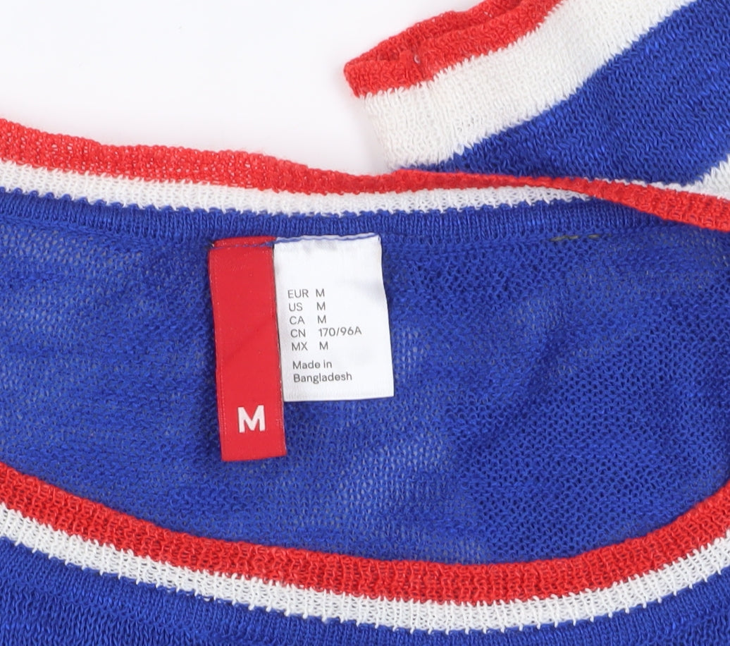 Womens UK Size M H&M Multicoloured Pullover Jumper