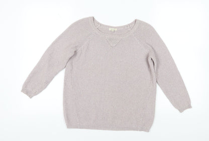 Womens UK Size 10 River Island Grey Pullover Jumper
