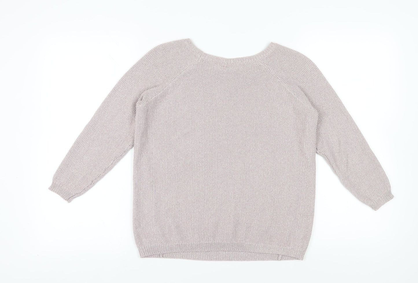 Womens UK Size 10 River Island Grey Pullover Jumper
