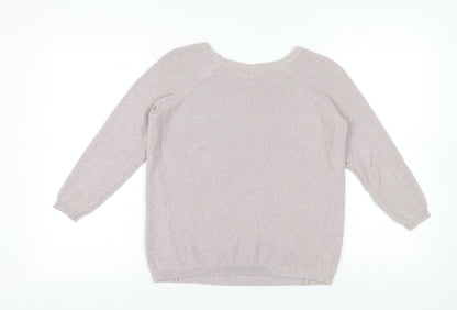 Womens UK Size 10 River Island Grey Pullover Jumper