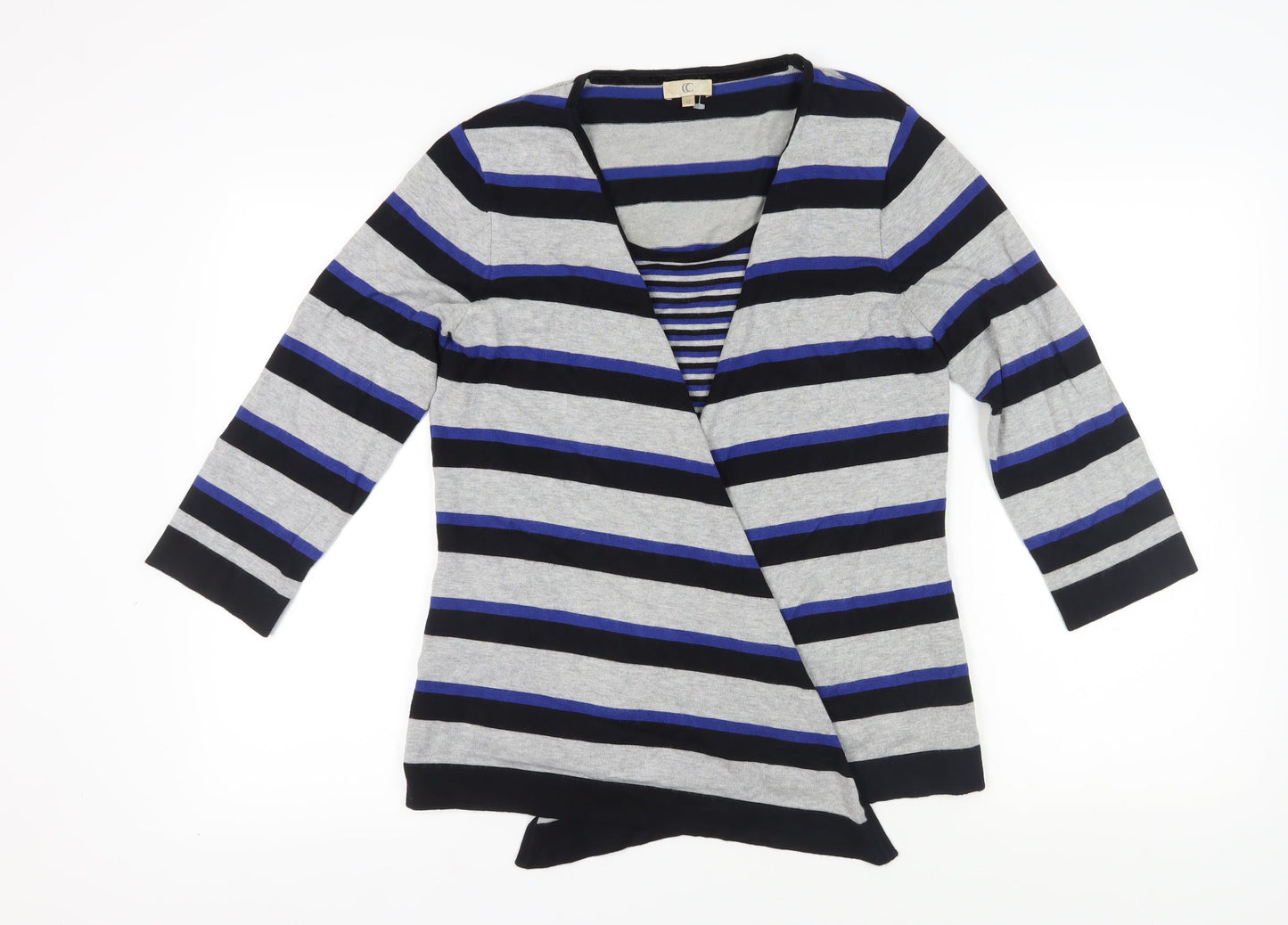 Womens UK Size M CC Multicoloured Cardigan Jumper