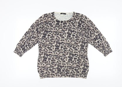 Womens UK Size M BM Collection Multicoloured Basic T-Shirt