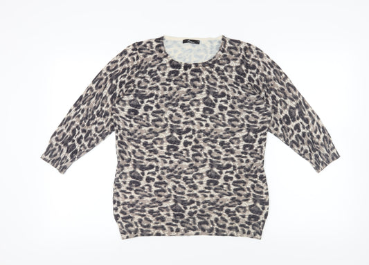 Womens UK Size M BM Collection Multicoloured Basic T-Shirt