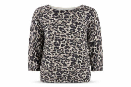 Bonmarché Women's Multicoloured Animal Print Top M
