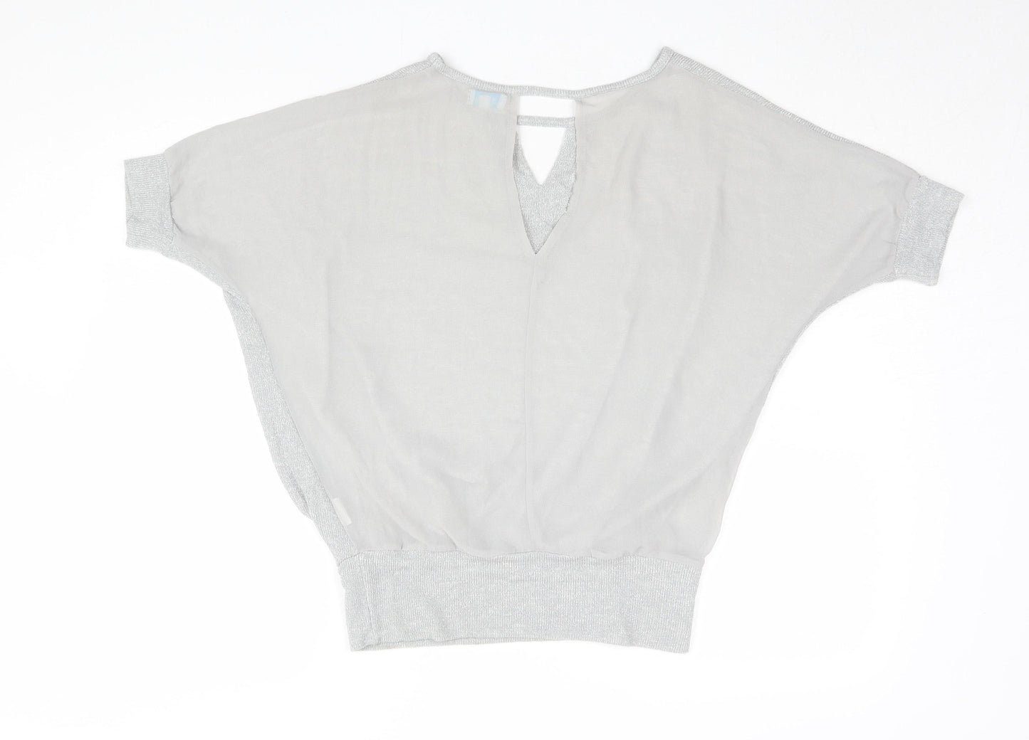 Blue Vanilla Women's Grey Basic T-Shirt Size S