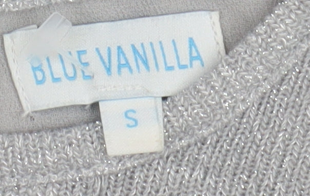 Blue Vanilla Women's Grey Basic T-Shirt Size S