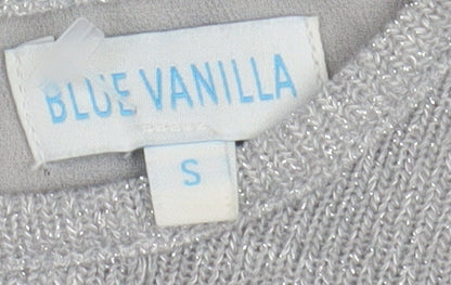 Blue Vanilla Women's Grey Basic T-Shirt Size S