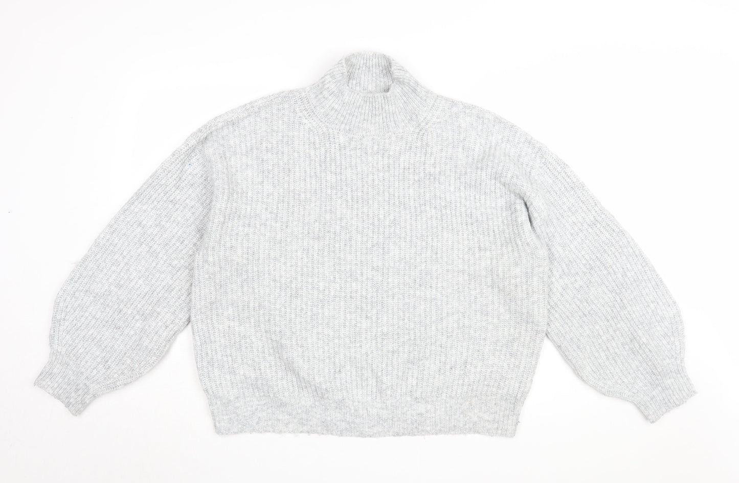 Womens UK Size M Topshop Grey Pullover Jumper