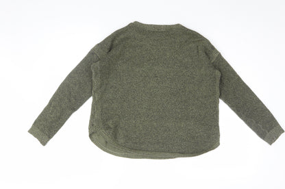 Womens UK Size 12 New Look Green Pullover Jumper
