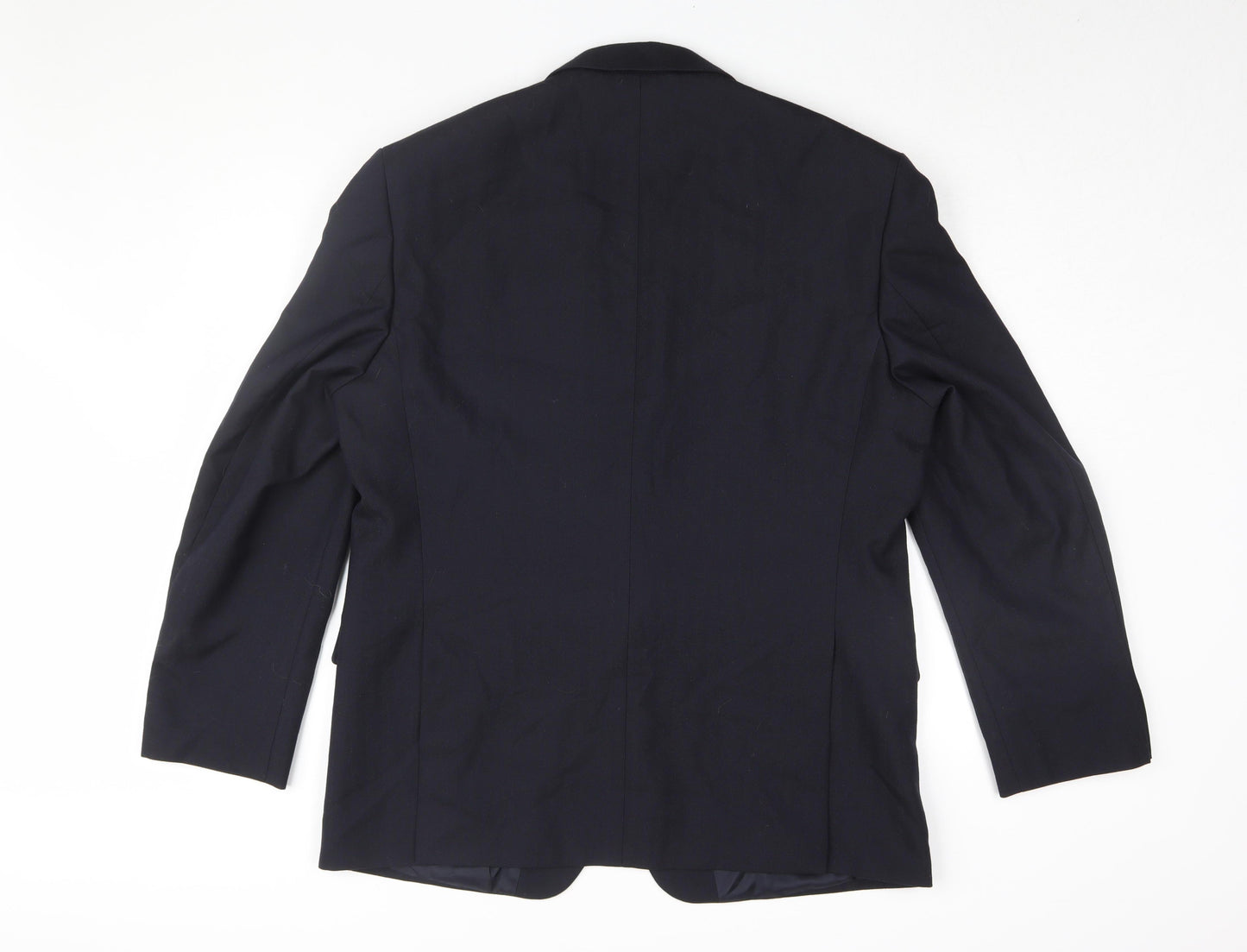 Mens UK Size 44 Vintage Regular Black Suit Jacket
