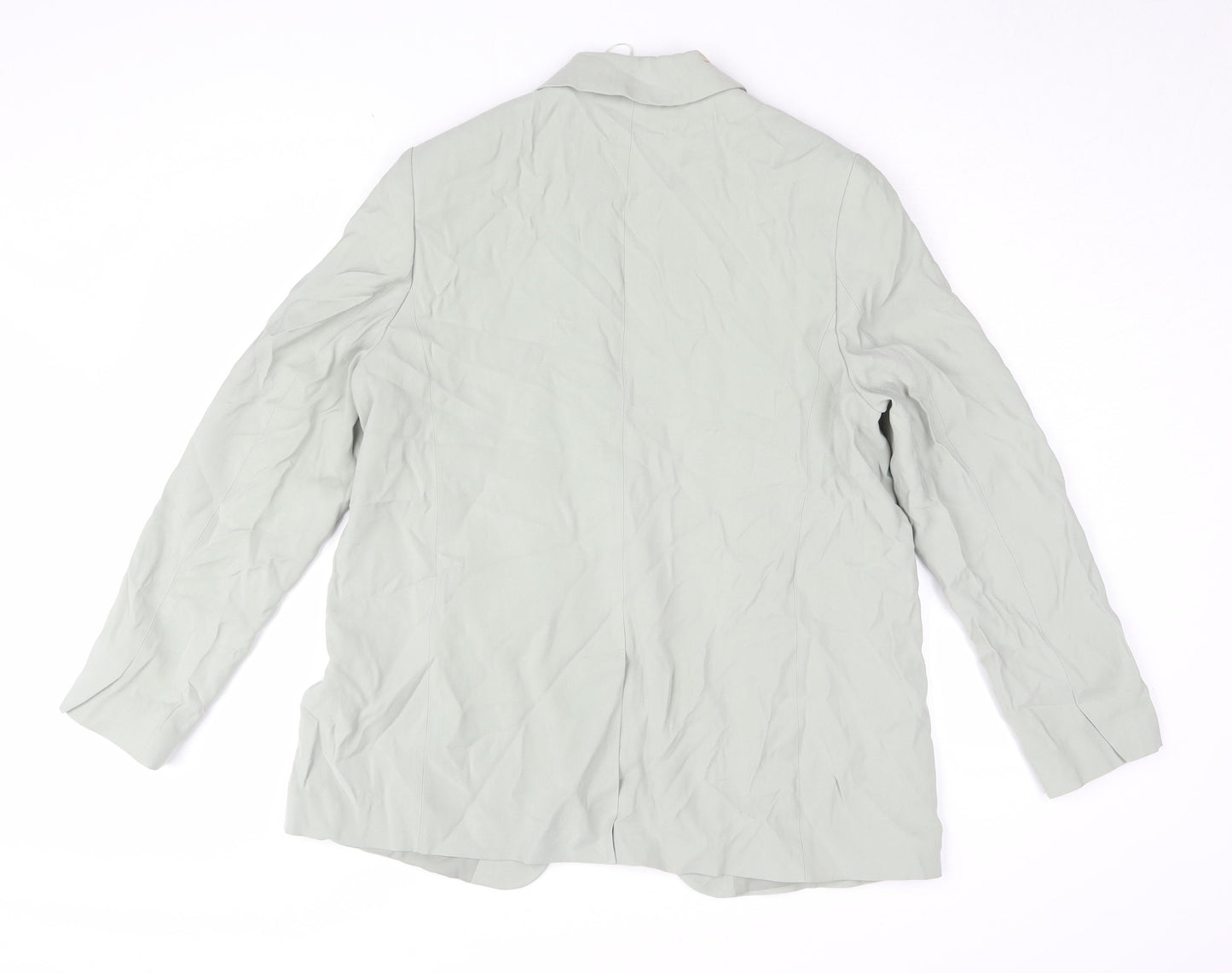 Marks and Spencer Women's Green Blazer Size 14