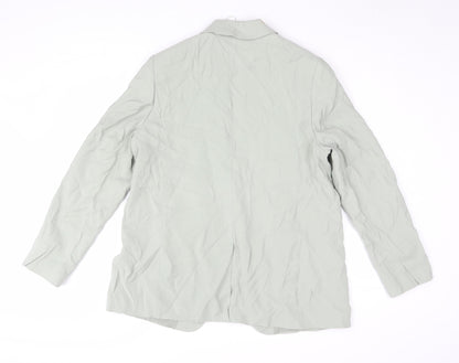 Marks and Spencer Women's Green Blazer Size 14