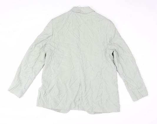 Marks and Spencer Women's Green Blazer Size 14