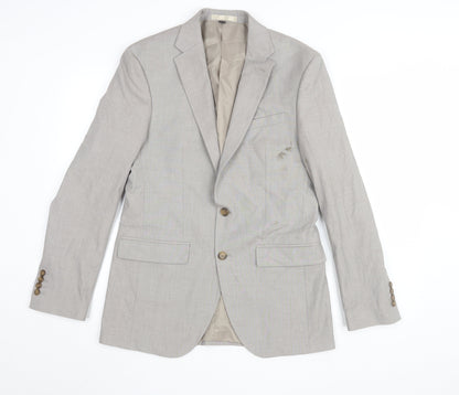Mens UK Size 38 Marks and Spencer Regular Beige Suit Jacket