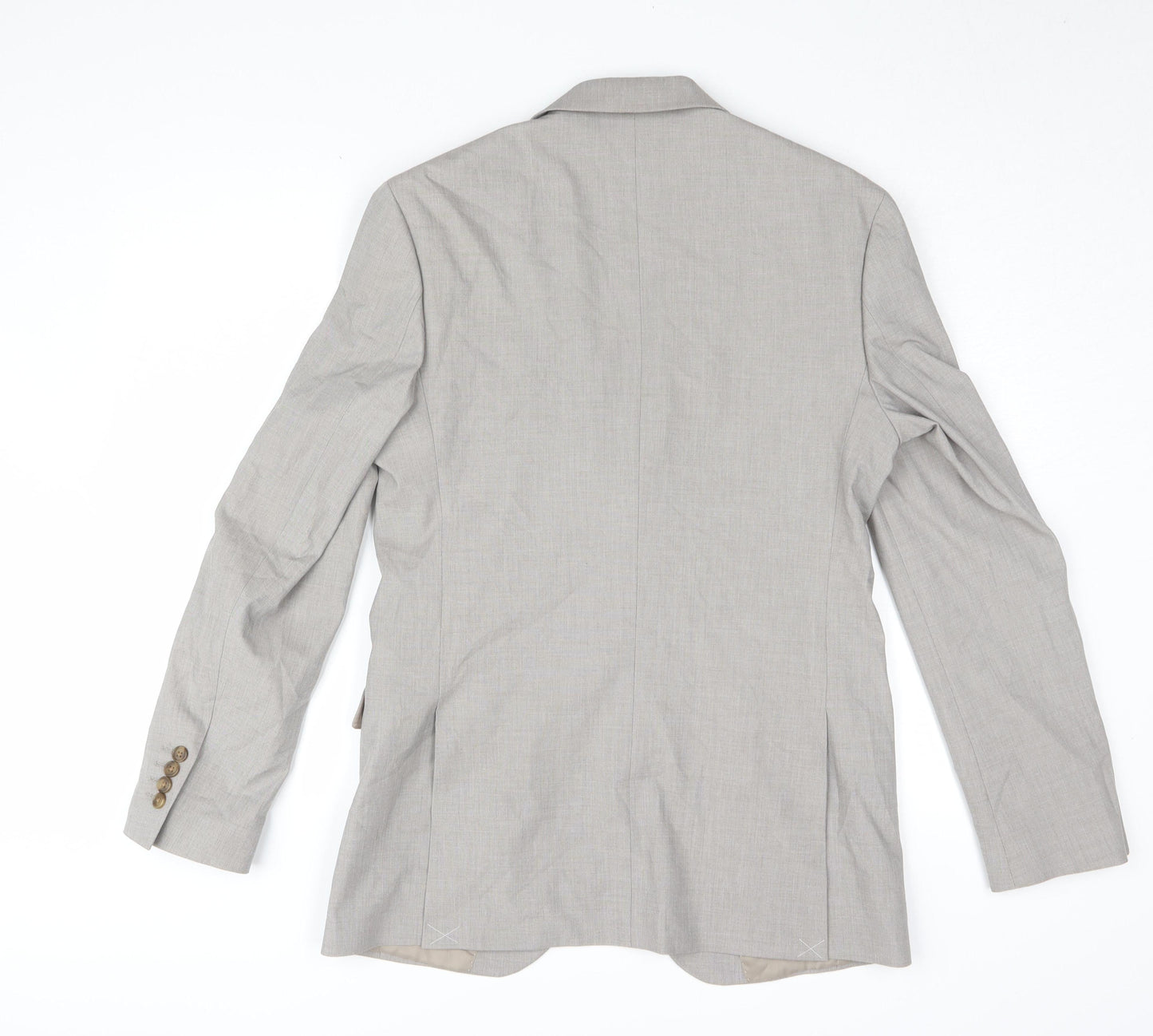 Mens UK Size 38 Marks and Spencer Regular Beige Suit Jacket