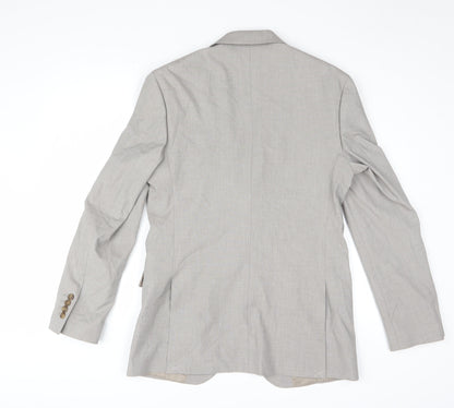 Mens UK Size 38 Marks and Spencer Regular Beige Suit Jacket