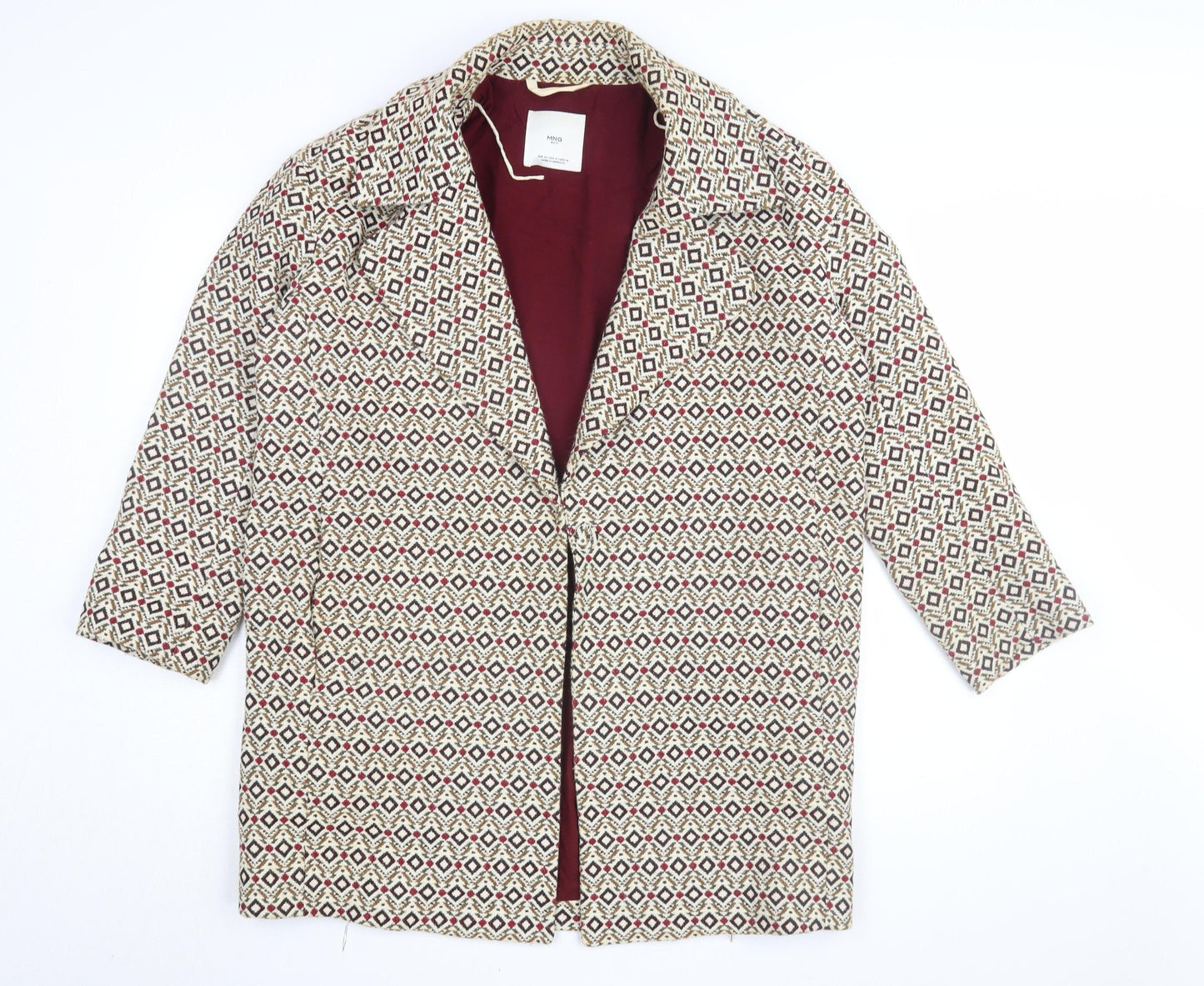 Womens UK Size 12 MNG Multicoloured Overcoat