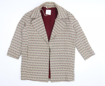 Womens UK Size 12 MNG Multicoloured Overcoat