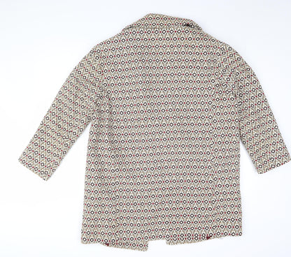 Womens UK Size 12 MNG Multicoloured Overcoat