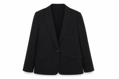 Womens UK Size 12 Marks and Spencer Regular Black Blazer