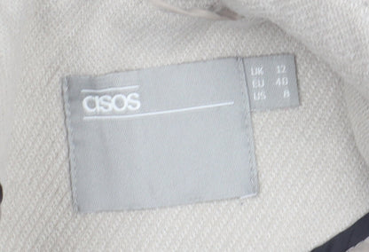 Womens UK Size 12 ASOS Beige Basic Jacket
