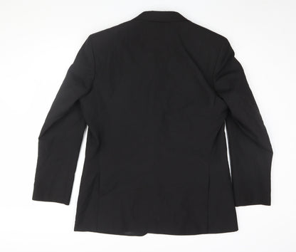Mens UK Size 42 Occasions Regular Black Suit Tuxedo
