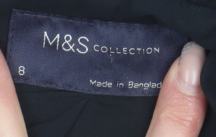 Marks and Spencer Women's Black Suit Jacket Size 8