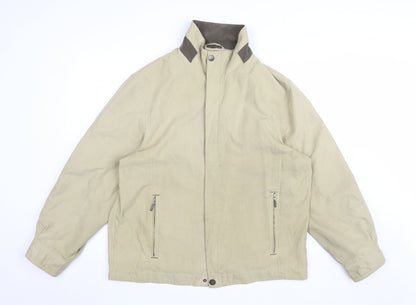 Mens UK Size M Viacortesa Beige Windbreaker Coat